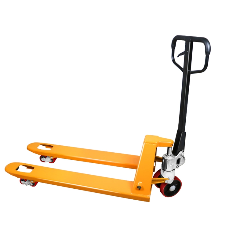 Double Pressure Relief Hand Pallet Truck 2500kg Manual Hydraulic Pallet Jack