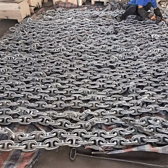 Chaîne d'ancre marine et accessoires galvanisés à chaud